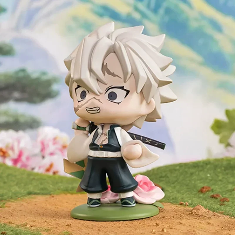 Pop Mart Demon Slayer Birth Flower Series Blind Box Toys Kawaii Anime Action Figure Surprise Mystery Box Dolls Girls Gift