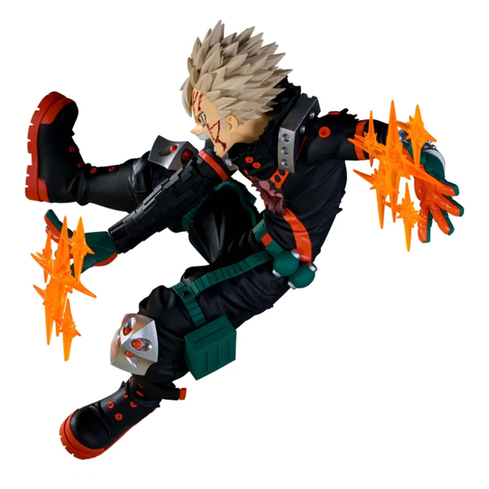 Original BANPRESTO Anime My Hero Academia Action Figures Bakugou Katsuki Model Toys 18cm Action Figures Anime Character Gift