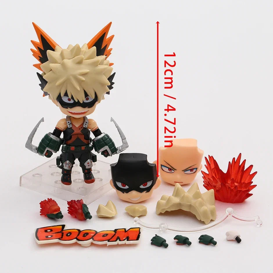 Bakugo Katsuki 705 Izuku Midoriya 686 Todoroki Shoto 1112 Cute Action Figure Face Changeable Collection Model Doll Gift