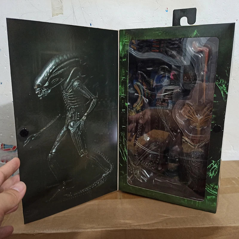NECA Alien Big Chap Alien Figur Big Chap Alien Predator 40. Jubiläumsei Facehugger Figur Modell Spielzeug Puppe Geschenke