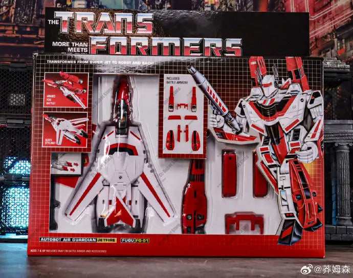[In Stock] FG01 FG-01 Jetfire G1 Macross VF-1S Action Figure with Quick Armor - Standard - Deluxe Edition Original Box
