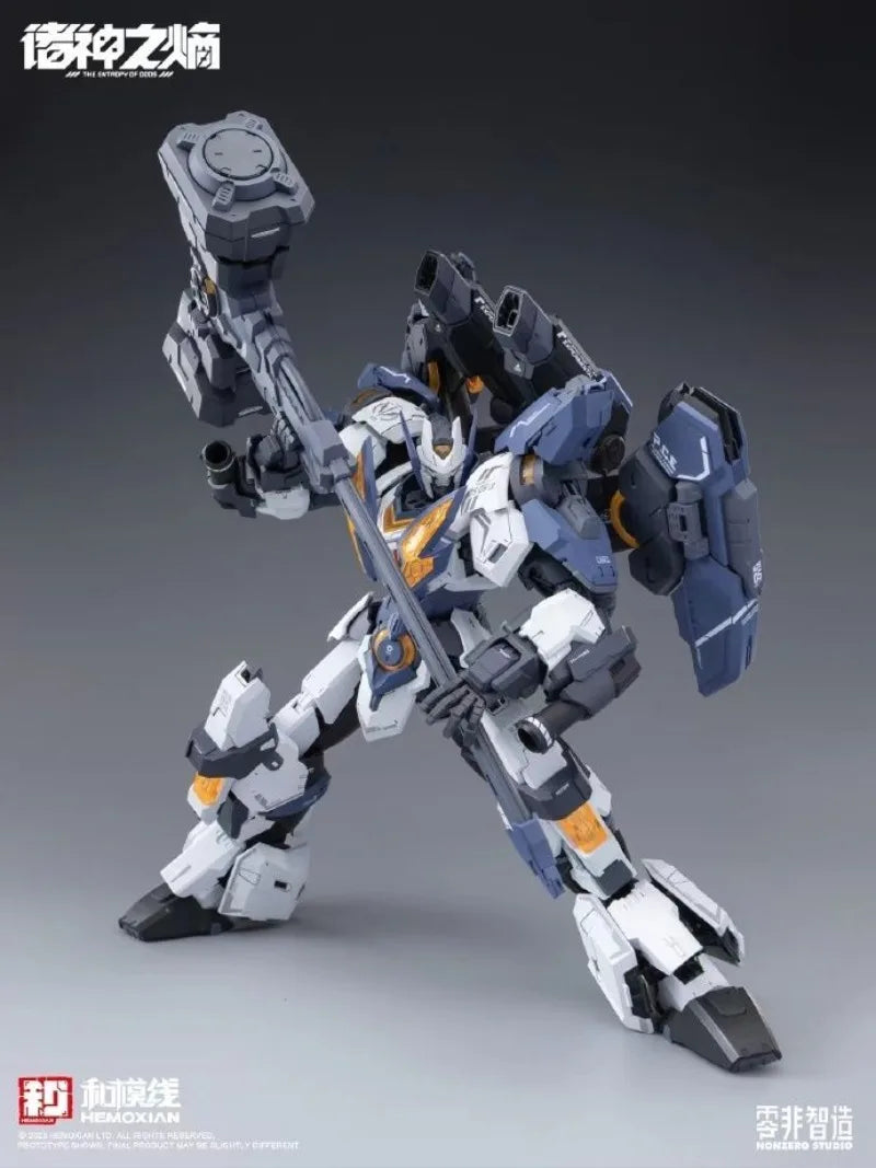 Hemoxian 1/100 Zero-Non Series Entropy of The Gods Thunder God NZS-05-3 Assembled Mech Model Kit Figure Collectible Gift for Boy