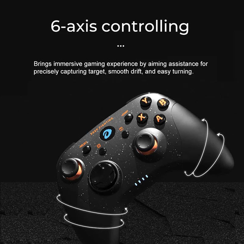 DAREU Bluetooth Gamepad Wireless Game Controller  360° PC Joystick Dualshock Controllers for Android TV Phone Switch