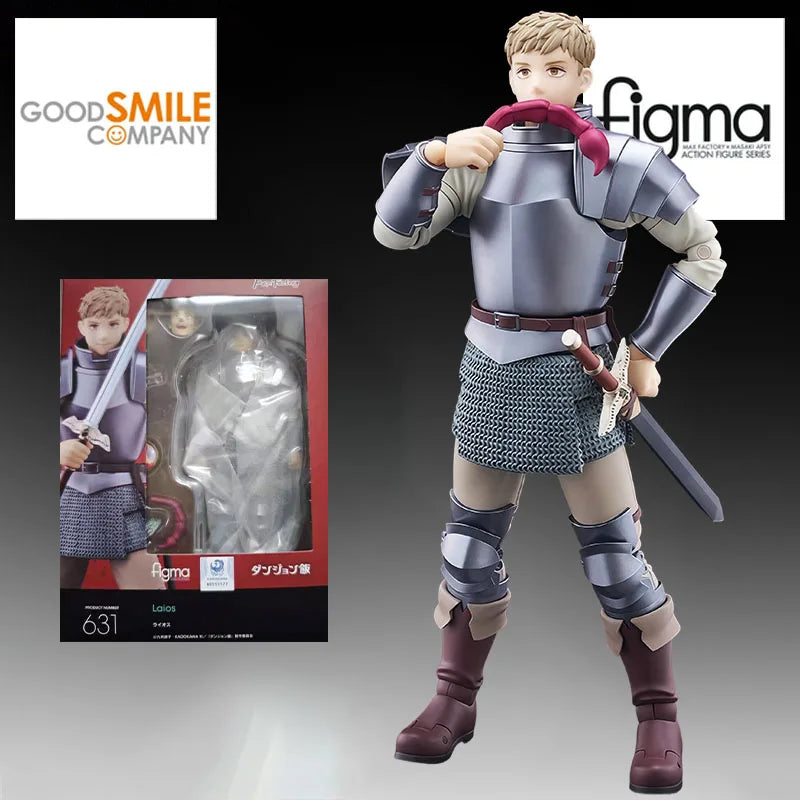 GSC Genuine Figma Anime Figure Laios & Marcil & Chilchuck Action Figure Toys for Boys Kids Gift Collectible Model Ornaments