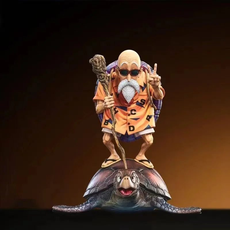 23cm/9.06 Anime Dragon Ball Kame Sennin Figure Master Roshi Figurine Pvc Statue Action Figures Collection Model Toys Gifts