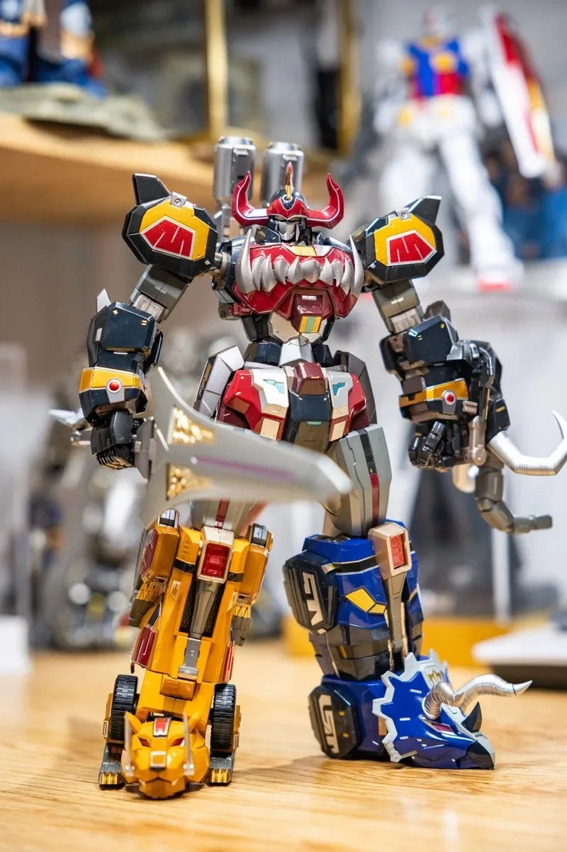 New In Stock Sw Models G-01 Mighty Morphin Power Rangers Megazord Transform Combine Alloy Pre-Assembled Collectible Model