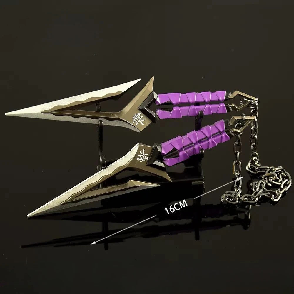 Valorant Kuronami No Yaiba Paarungsmodell Ganzmetallmesser Spielzeug Schwerter Spielperipheriegeräte Bali Song Karambit Outdoor Ornamente Geschenke