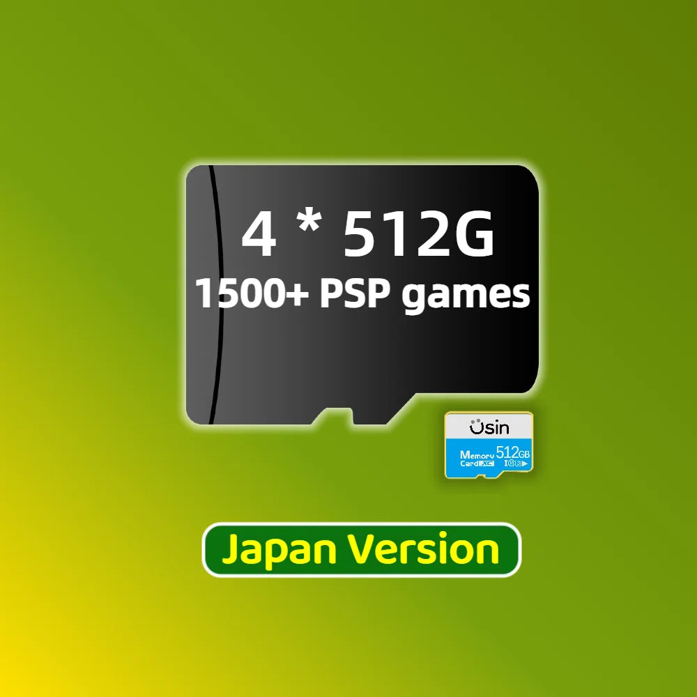 TF Game Card For Trimui Smart Pro Brick Retro Games More PSP PS1 Portable Handheld Console H-Speed Gift Memory SD 512G 256G