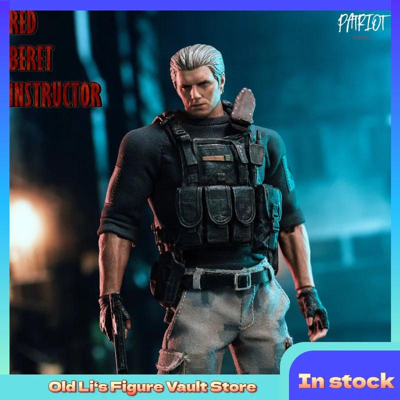 In Stock Patriot Studio Red Beret Instructor Jack Krauser 1/12 Movable Figure Toy Collectible Gift