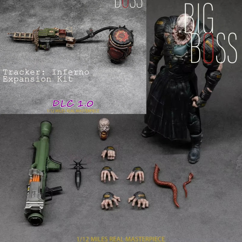 Patriot Studio 1/12 scale Zombie Nemesis BIG BOSS Licker Action Figures Toy Gift Collection