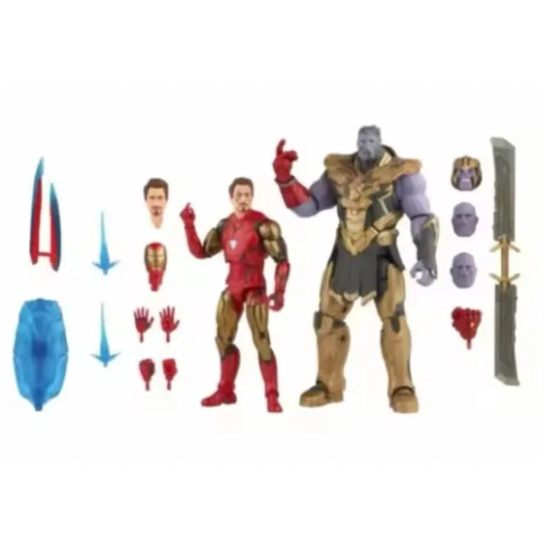 New Original Hasbro Marvel Legends Series The Infinity Saga Iron Man 85 and Thanos Action Figure
