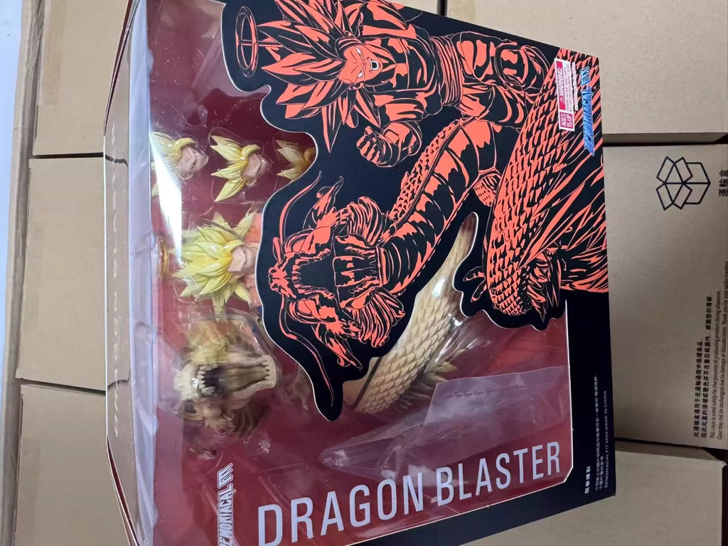 In Stock Demoniacal Fit SSJ3 Goku Figure Dragon Ball Z SHF Super Saiyan Dragon Blaster Goku Dragon Blaster Action Figures Model