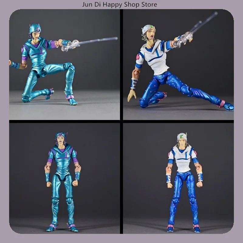 JoJo's Bizarre Adventure Jonathan Joestar Steel Ball Run Articulated Figure Model Statue Collectible Decoration Ornament Toy Gif