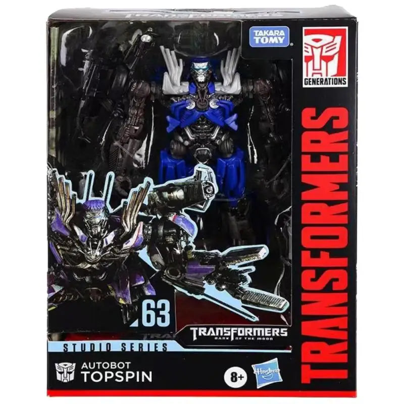 [In-Stock] Hasbro Transformers Studio Series SS63 Topspin (The Wreckers) 11.5cm Deluxe Class Collectible Figure Model Toys