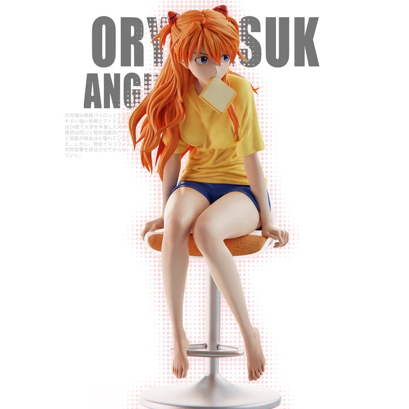 Asuka Gk Anime Figure Desktop Decor Birthday Gift Collectible Toy Model Trendy Computer Case Ornaments Birthday Present