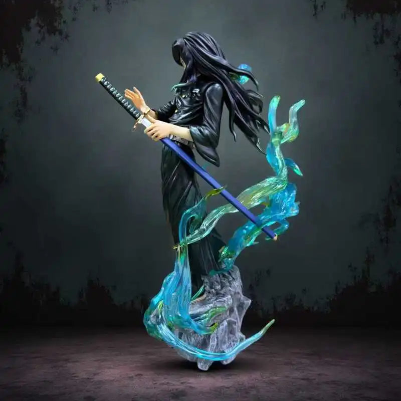 26cm Demon Slayer Anime Figure Muichiro Tokito Action Figure Pvc Gk Statue Figurine Model Doll Collection Desk Toys Gift