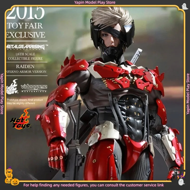 In Stock HOTTOYS HT 1/6 VGM19 Metal Gear Rising Red Thunder Venue Limited Edition Action Figure Model Gift Collection