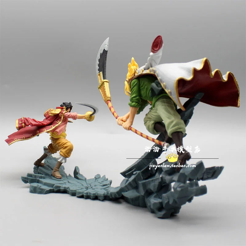 Anime One Piece Actionfigur Edward Newgate Vs Gol D Roger Duel Collection Souvenirs Modellsammlung Spielzeug Geburtstagsgeschenk