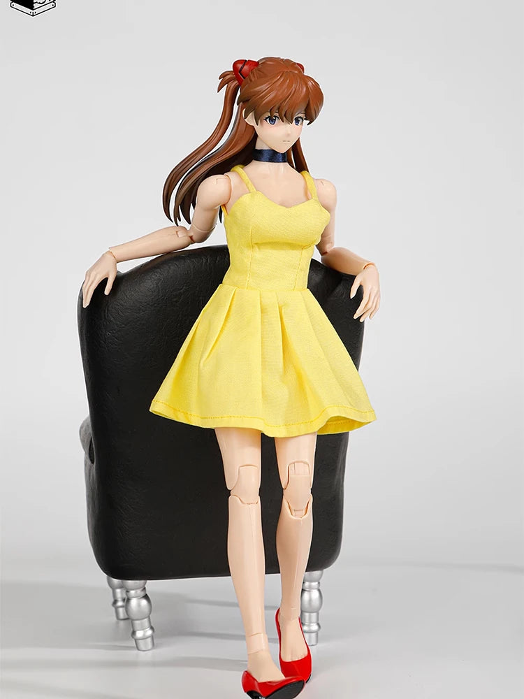 Skull Box Toys 1/6 Asuka Langley Soryu Ayanami Rei Anime Girl Cloth Action Figure EVA Fans Collectible 12" Soldier Model Doll