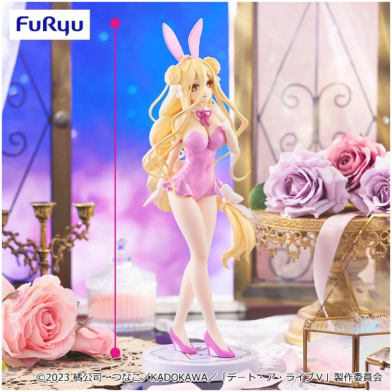 В наличност Оригинална FURYU DATE A LIVE Hoshimiya Mukuro BiCute Bunnies Фигурка PVC 27 см Аниме Герой Модел Колекция Играчки Подаръци