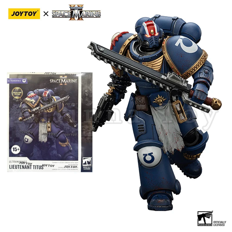 JOYTOY 1/18 Action Figure The Horus Heresy 40K New Ultra Squads & Mechas Lieutenant Titus Anime Military Model