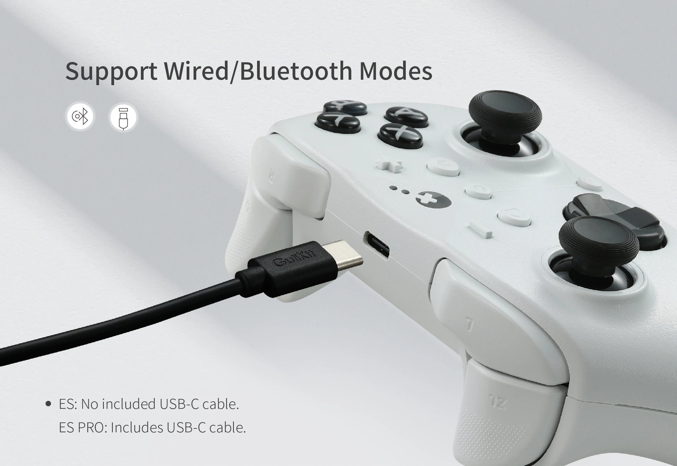 GuliKit ES Pro E-Sports Controller for Nintendo Switch / Switch 2, PC, Windows, Android with TMR Joysticks for Gameped