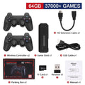X2 Plus GD10 Pro 4K Game Stick New 3D HD 2.4G Retro Video Game Console Wireless Controller TV 50 Emulator For PS1/N64/DC Gift