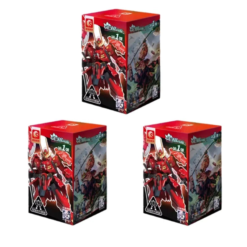 SEMBO Ancestral Effect building blocks Kai's Tiger Brahma Maru assembled model anime peripheral mecha figures birthday gift