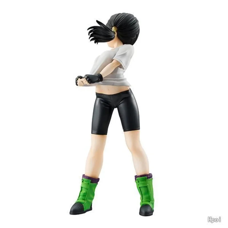 Anime Dragon Ball Videl Glitter Glamours Standing Posture Pvc Figure Model Beauty Girl Ornament Desktop Decor Collectible Toy