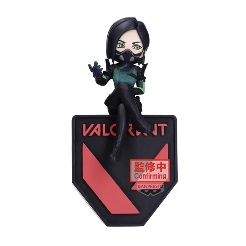 In Stock [Genuine] Bandai Banpresto Valorant Monitor Top Figure Jett Viper Sage Phoenix Sova Anime Figure Model Collector Doll
