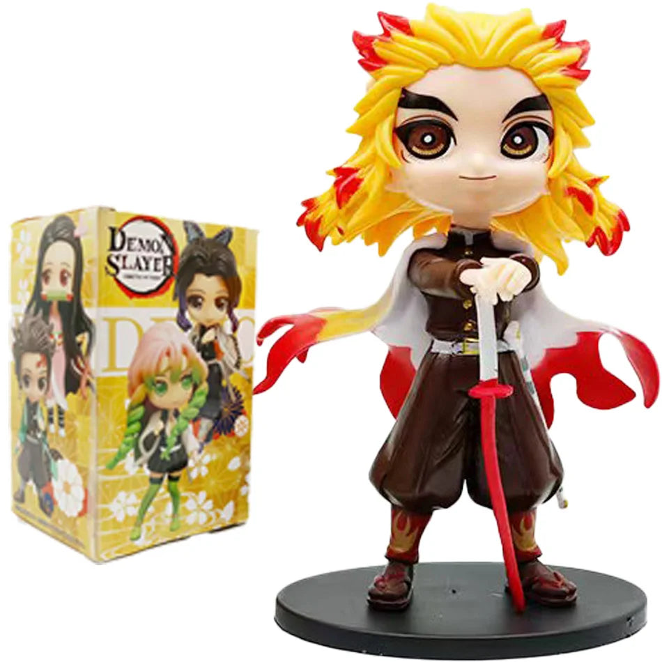 Hot Demon Slayer Blind Box Figure Plum Rain Series Kochou Shinobu Tomioka Giyuu Kanroji Mitsuri 1-8PCS Blind Box Figure Toy Gift