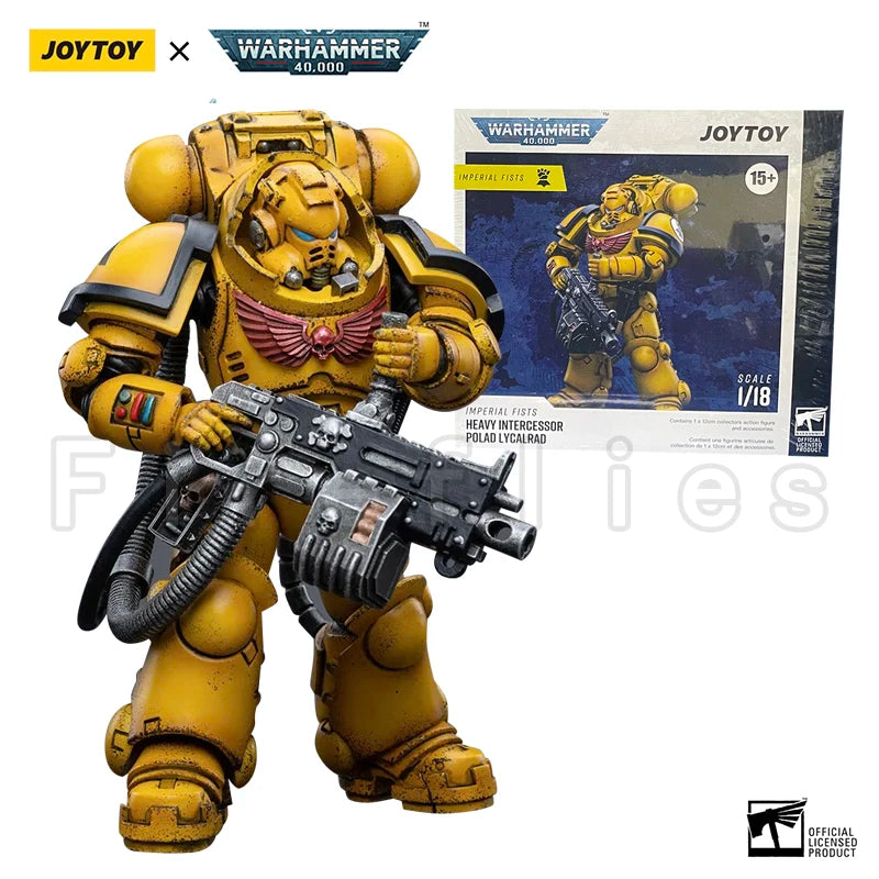 1/18 JOYTOY Action Figure (4PCS/SET) 40K Fists Heavy Intercessors Set Anime Model Toy