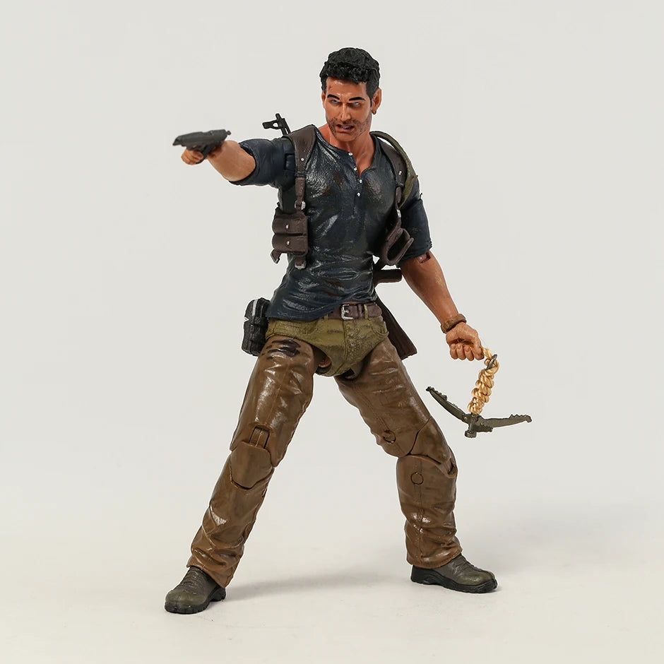 NECA Uncharted 4 A thief's end NATHAN DRAKE Figurine Collection Action Figure Model Toy