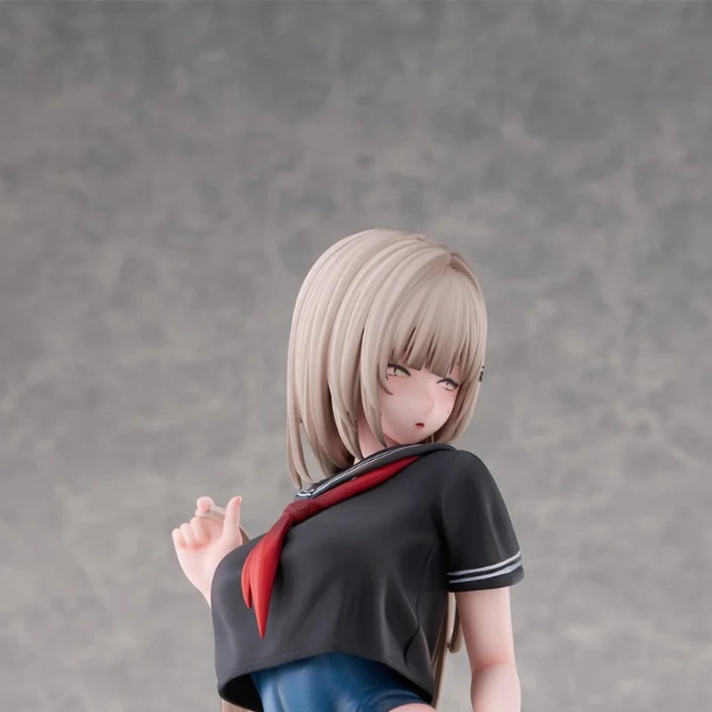 In Stock 28cm Tsugi No Jugyou Wa Suiei Yuzu Anime Figure Before The Swim Getting Ready To Change PVC Statue Collection Model Toy