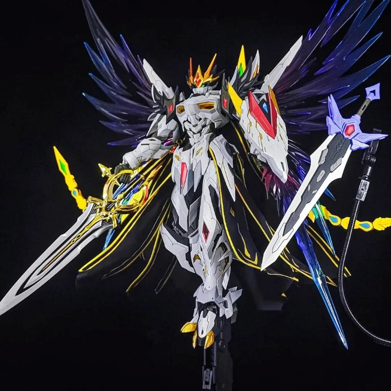 Motor Nuclear Cao Ren 1/72 Alloy Mecha Assembly Model Kit Phoenix Form Action Figures With Stand Home Ornament Collectible Gift