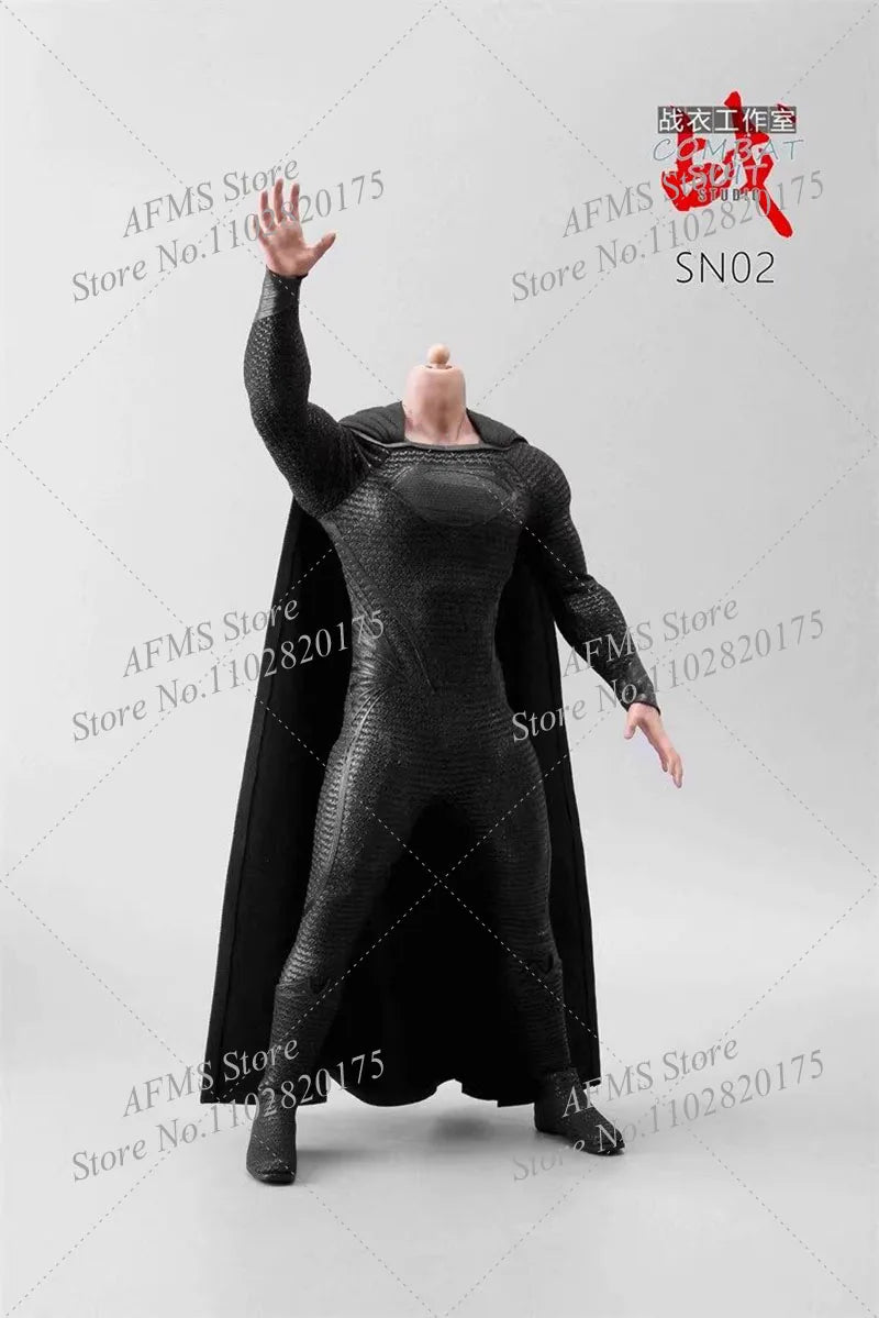 COMBA SUIT 1/6 SN02 Superhero Super Flexible Body Model Night Messenger Battle Suit Fit 12Inch Action Figure Soldier Head Sculpt