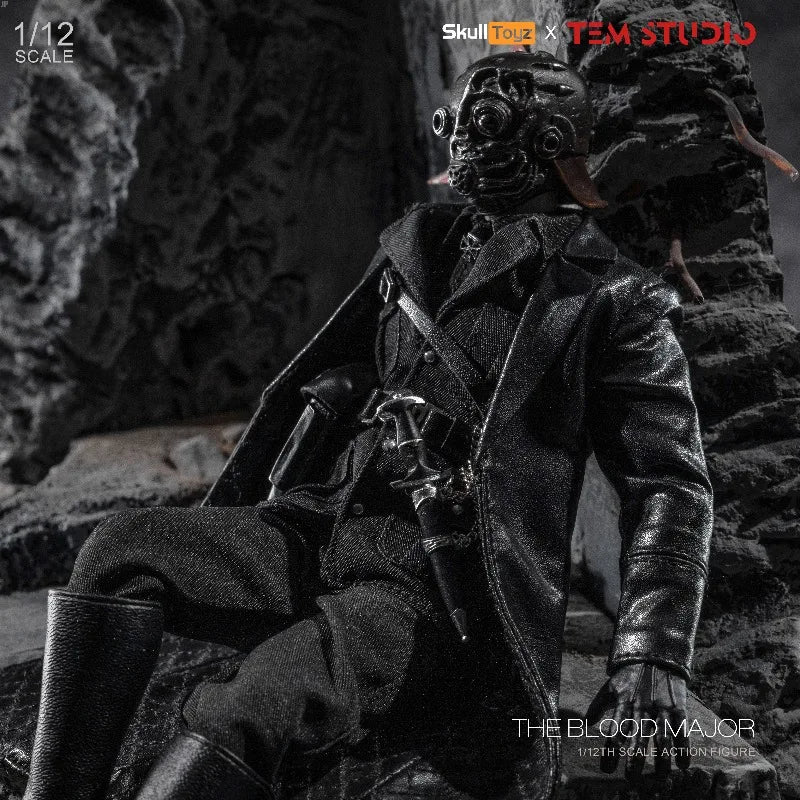 2026 IN STOCK Tem Studio x Skull Toyz The Blood Major 1/12 Scale Action Figure 6-inch Poseable Model Outfit Desk  Decor Toys