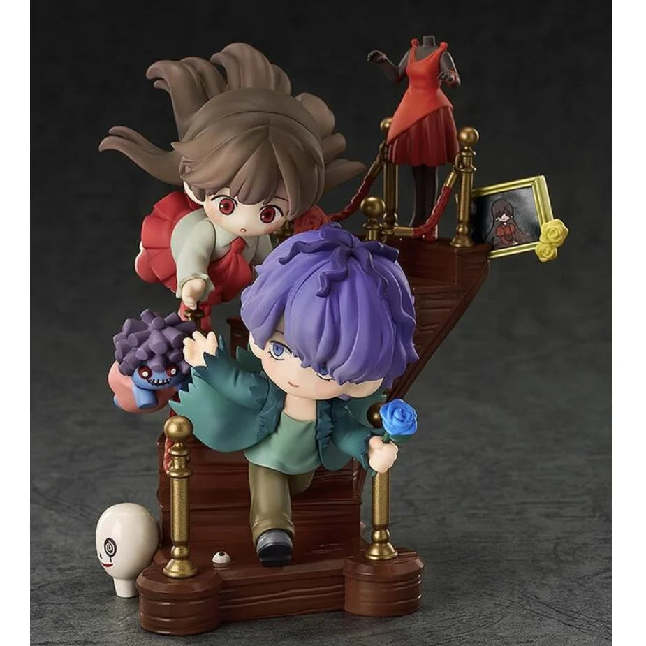 ‌Original ‌Brand New GSC Ib The Horror Art Gallery Q Version Model Ib & Garry Static Official Figure Anime Collectible Statue