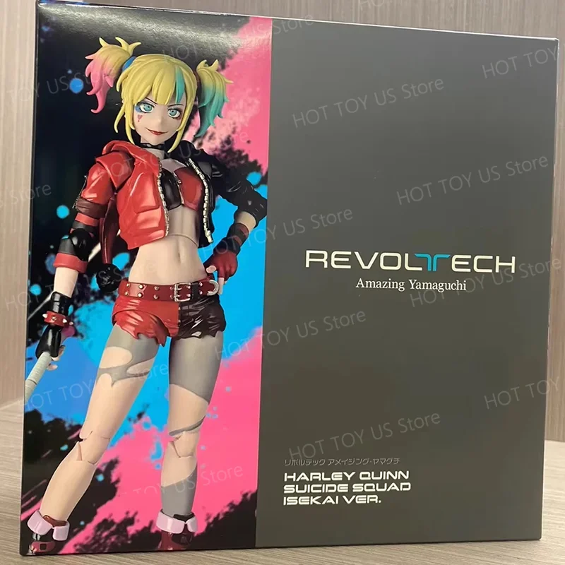 In Stock Kaiyodo Magical Yamaguchi Harley Quinn Action Figure Suicide Squad The Clown's Girl Movability Model Toys