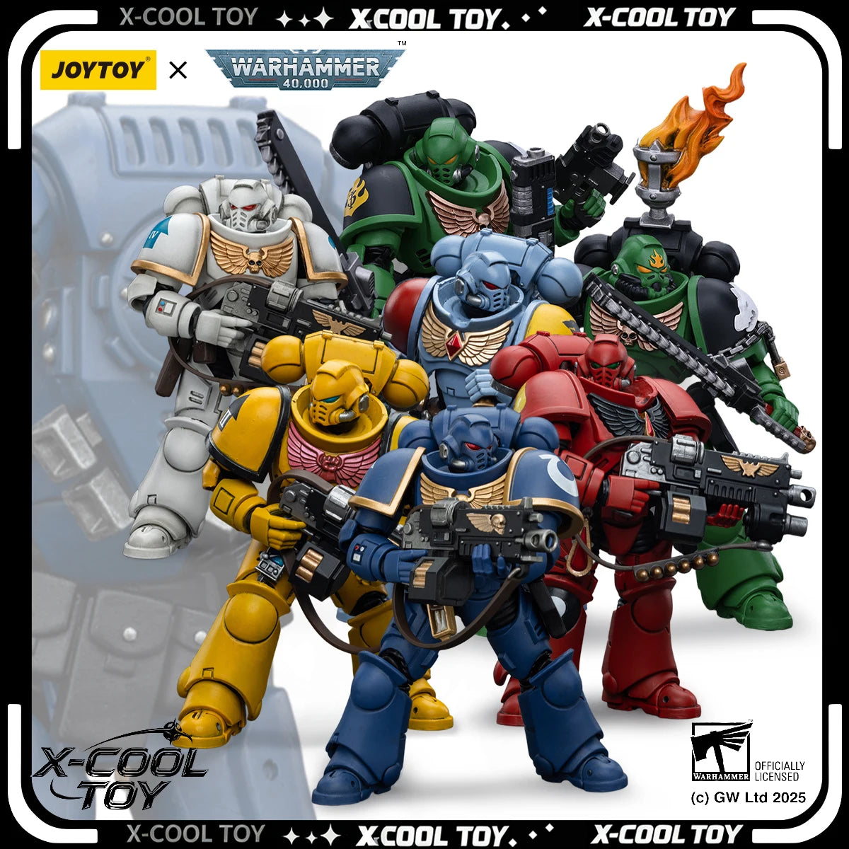 JOYTOY Warhammer 40k Action Figure 1/18 Ultramarines Intercessors Anime Figurine Articulated Joints Model Collection Model Toys