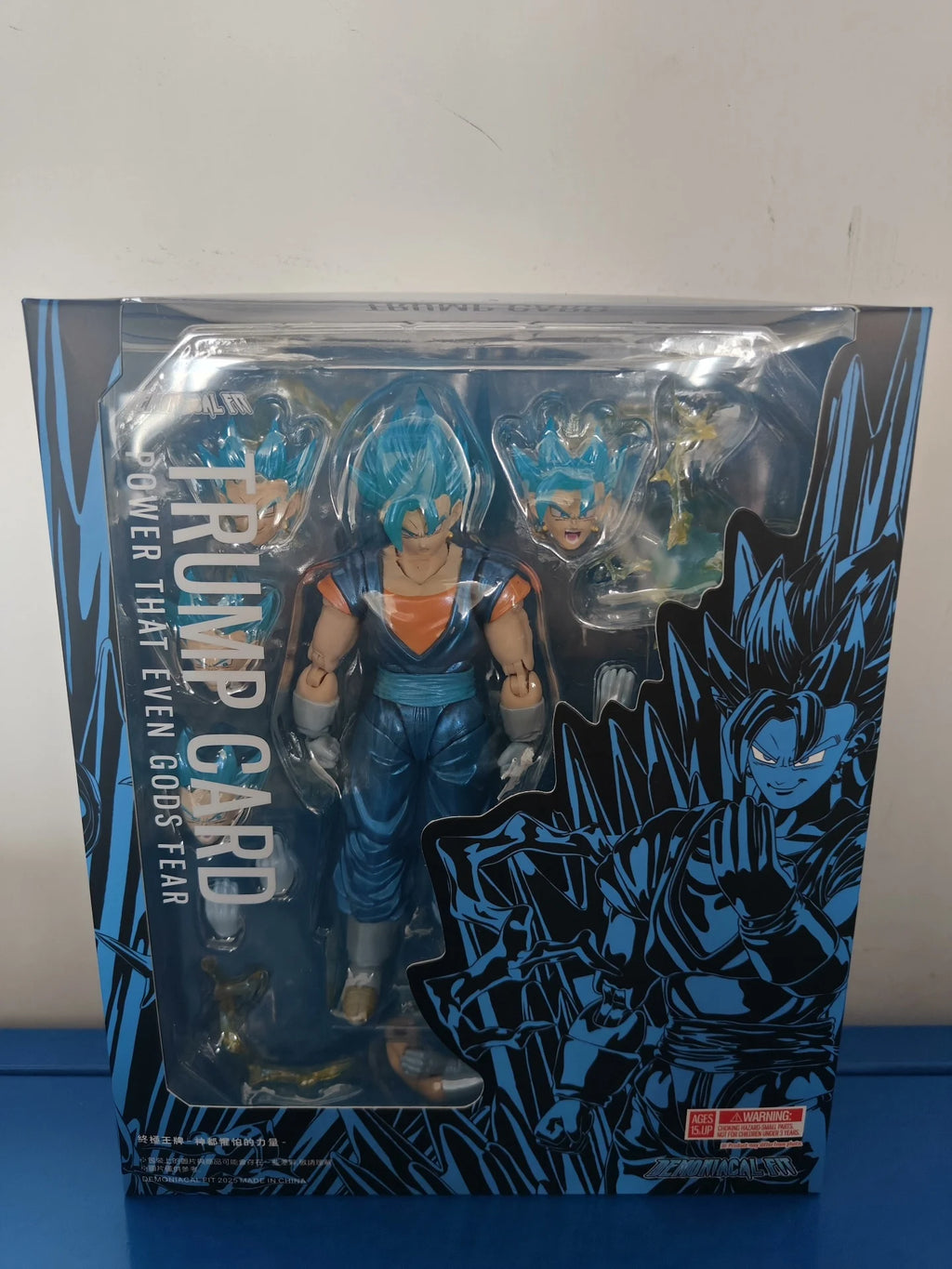 Dämonisch fitter Vegetto, Dragon Ball, ultimative Trumpfkarte, Macht, die sogar Götter fürchten, Vegetto, Super-Saiyajin Vegito, Actionfigur, Spielzeug