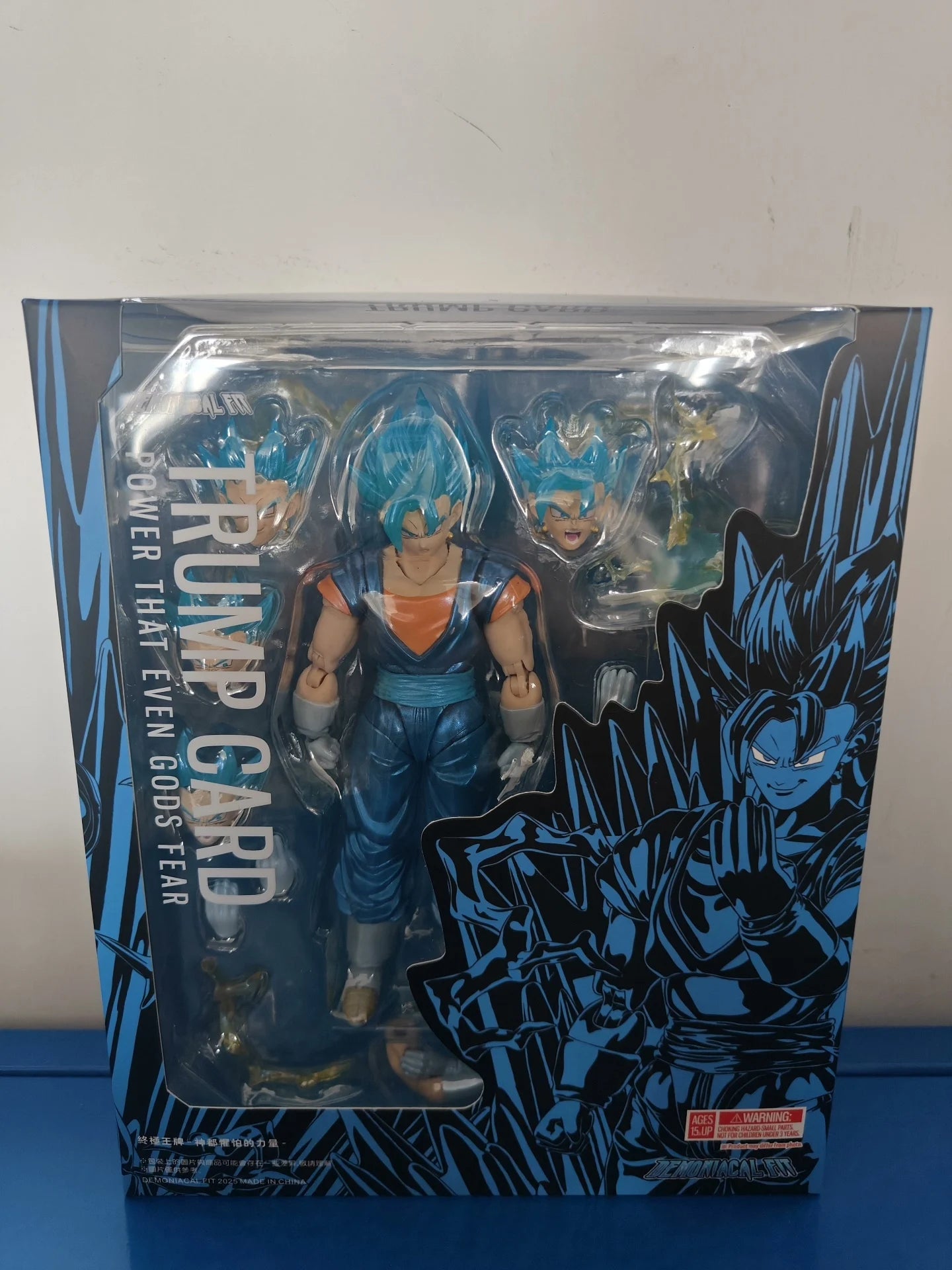 Dämonisch fitter Vegetto, Dragon Ball, ultimative Trumpfkarte, Macht, die sogar Götter fürchten, Vegetto, Super-Saiyajin Vegito, Actionfigur, Spielzeug