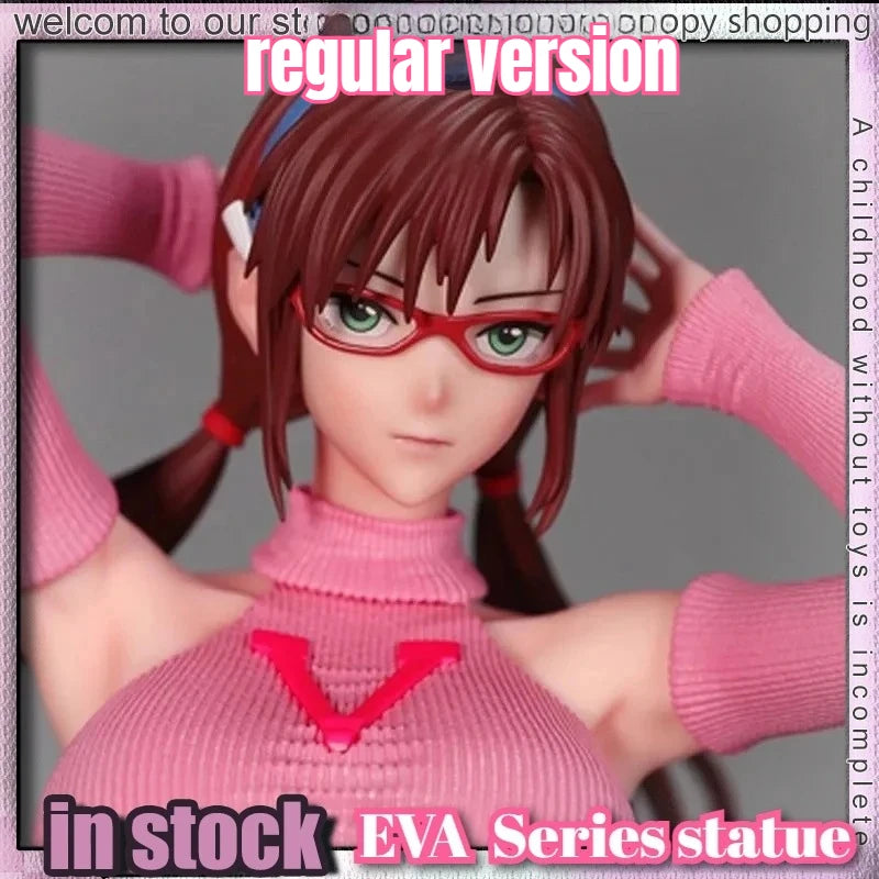In Stock Summer Girlfriend Series Mari Statue Makinami Makinami Rei Ayanami Set Anime PVC Figure Model Collect Desktop Toy Gift