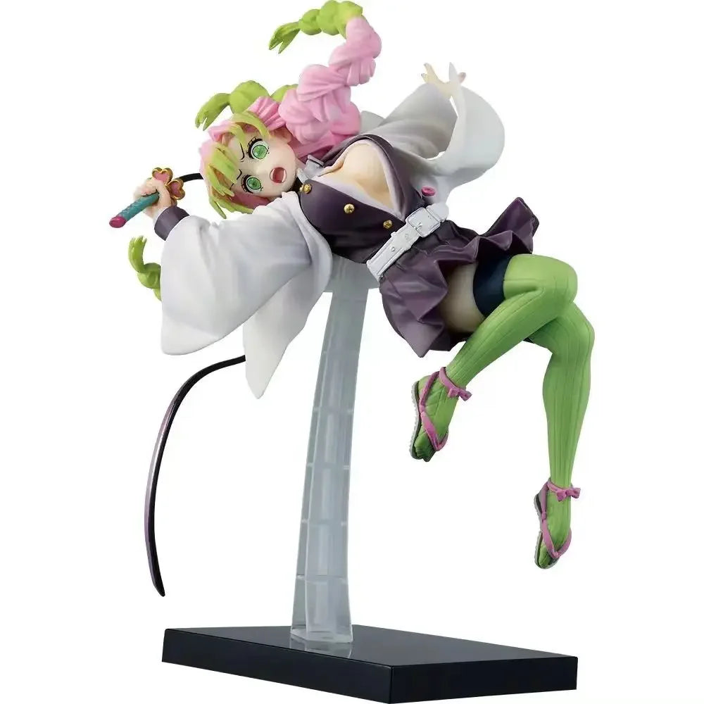 In Stock Original Bandai Ichibankuji Demon Slayer Exposed Knife Forging Village Kanroji Mitsuri Figure Anime Model Toy Gift