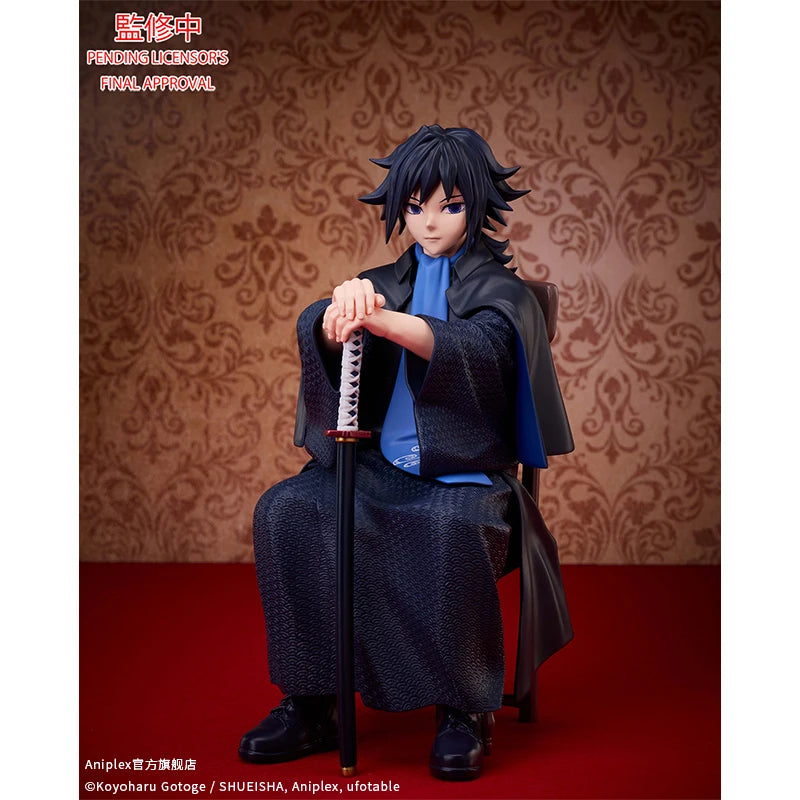 Demon Slayer Shinazugawa Sanemi 16cm Action Figures Model Iguro Obanai Anime Peripheral Collection Decoration Birthday Xmas Gift