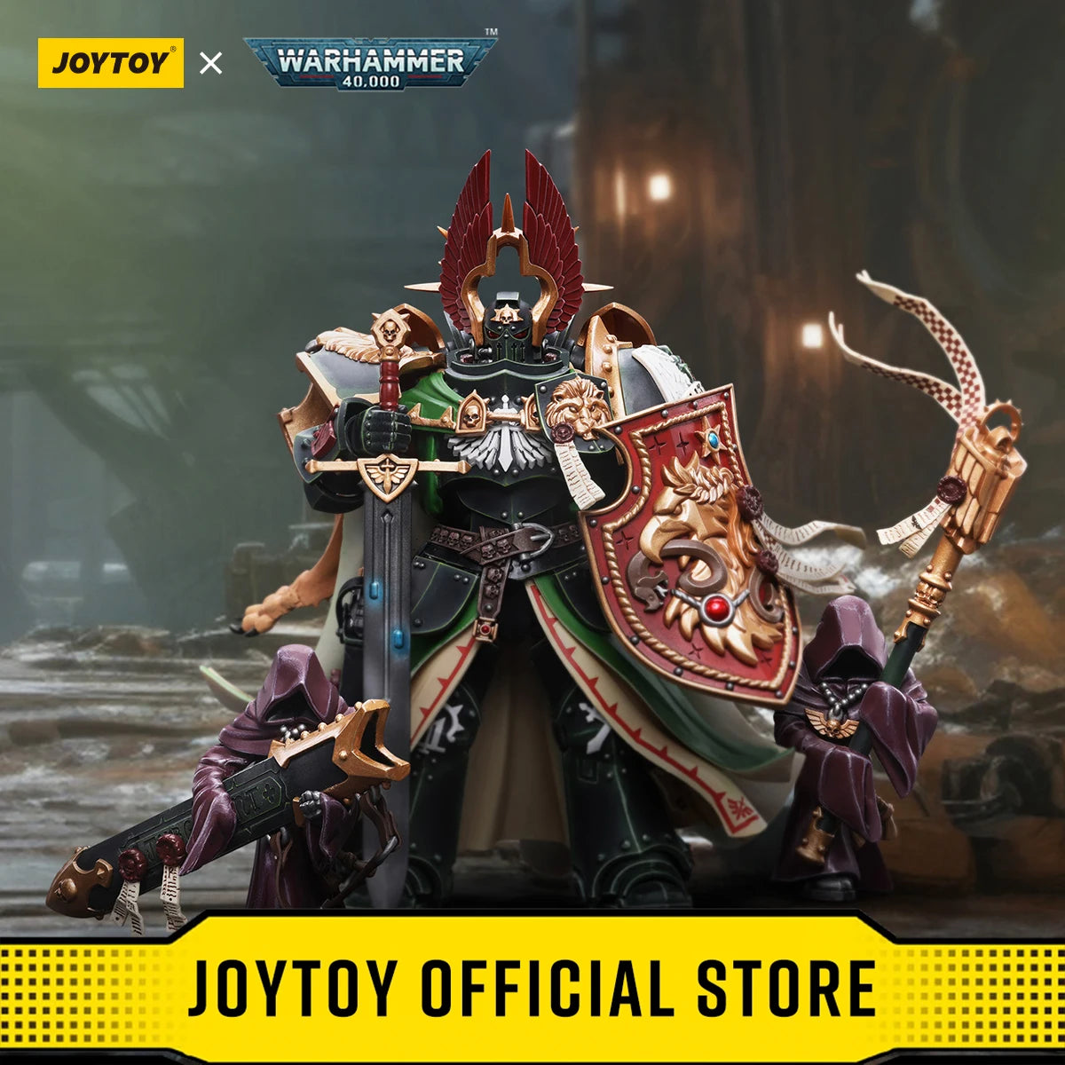 JOYTOY Warhammer 40k 1/18 Action Figures Dark Angels Primarch Lion El'Jonson