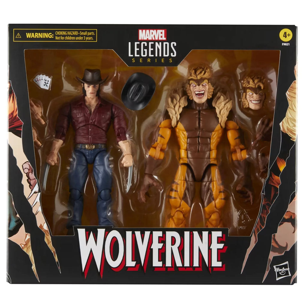 Marvel Legends X-Men Wolverine Logan VS Sabertooth 6" Action Figure