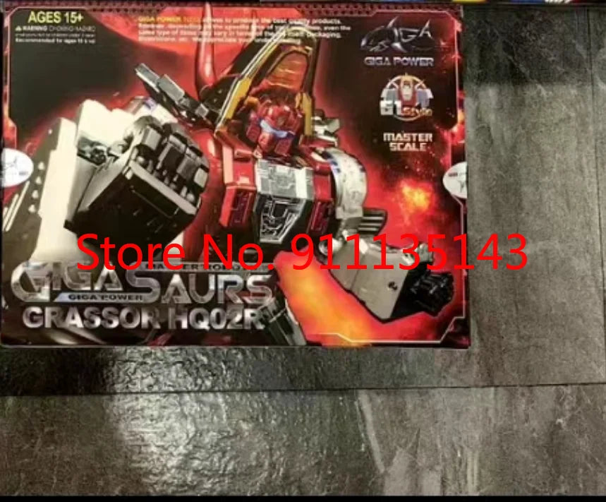 Gigapower GP HQ-02R Dinobots Slag Chrome Ver In Stock