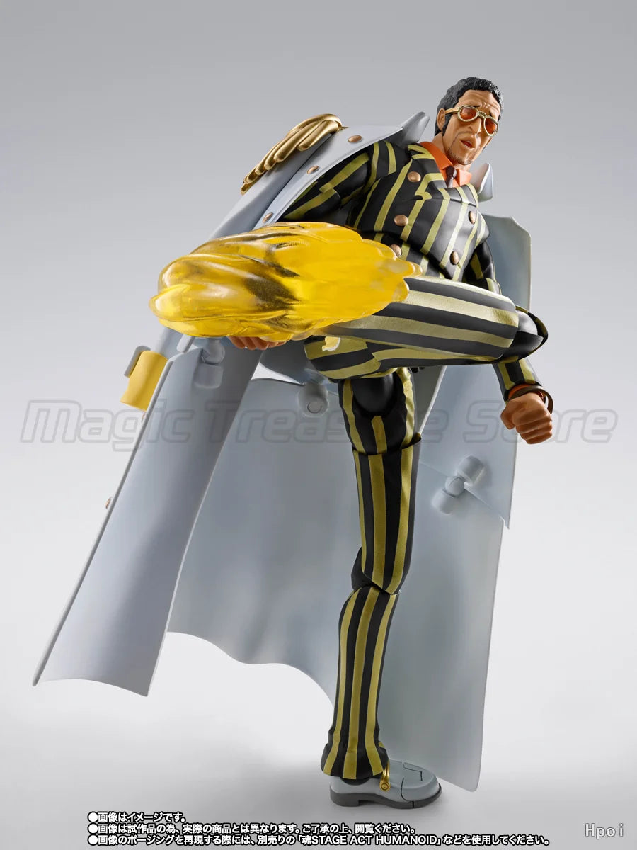 【MT】Original BANDAI SPIRITS S.H.Figuarts ONE PIECE Borsalino Porsalino Future Island Egghead Action Figure Collection