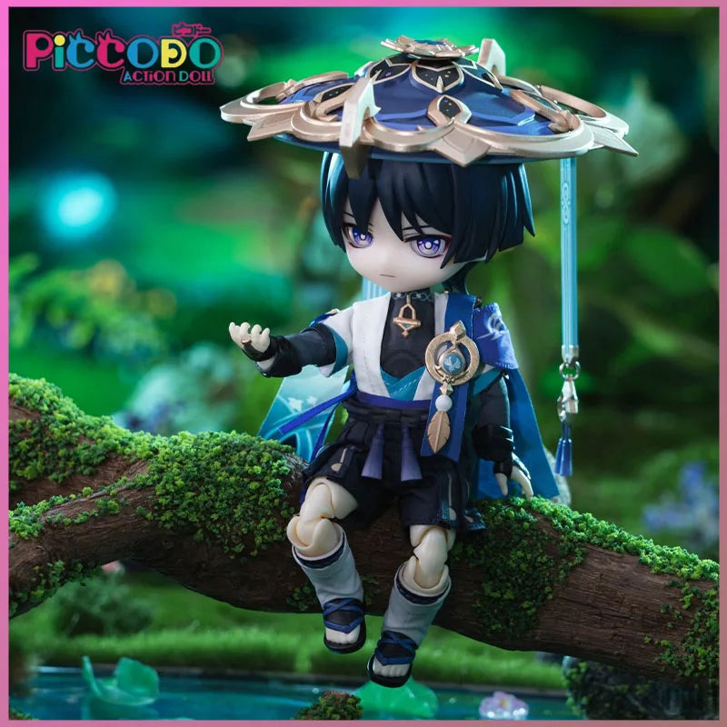 Nendoroid Genshin Impact Wanderer Collectible Action Figure Model Toy Cute Desktop Decoration Gift for Anime Game Fans original